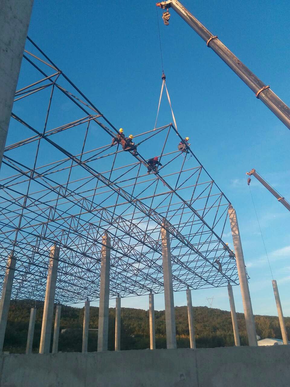 江门汪清物流园网架