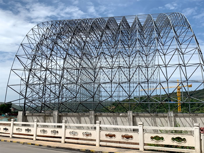 江门山寨矿储煤棚网架